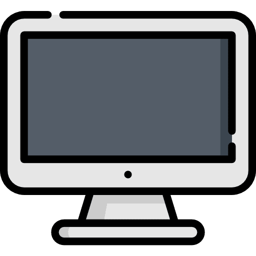 Computer pc screen monitor pc monitor icon