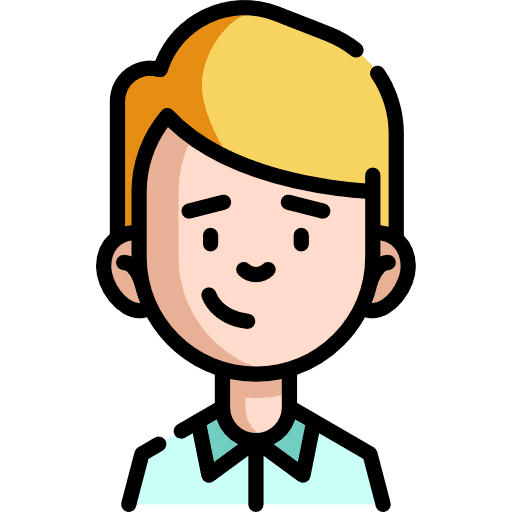 Student man boy user icon