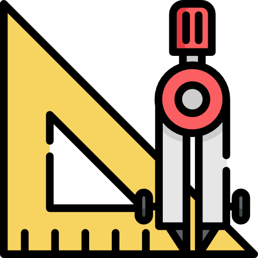 Compass art and design draw tools icon