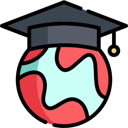 Earth education earth geography icon