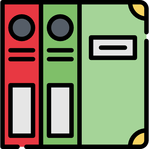 Folder document archives files and folders icon