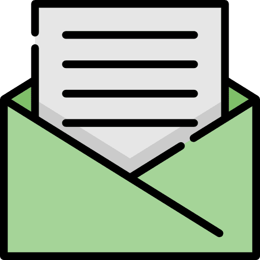 Mail note envelope letter icon