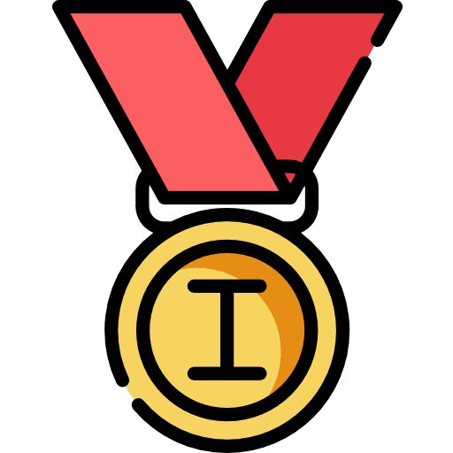 Medal award competition winner icon