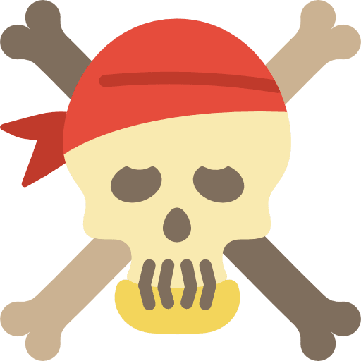 Skull and bones bone bones signs icon