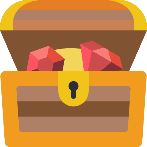 Treasure money treasure business icon