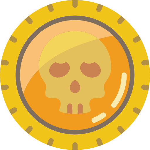 Coin currency treasure business icon