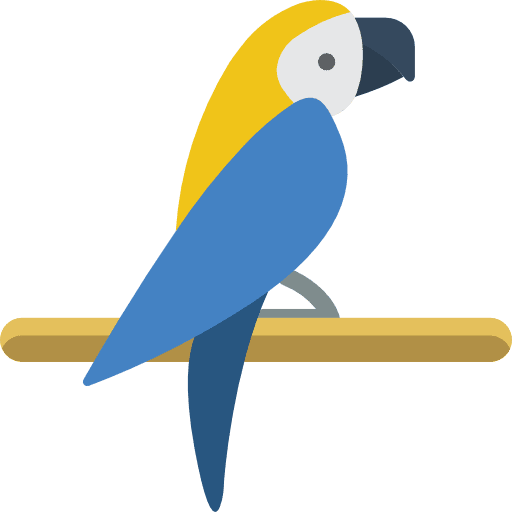 Parrot wild life bird animals icon