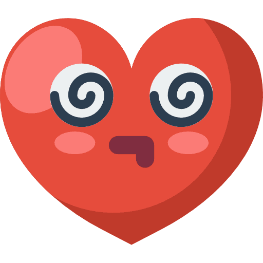 Heart emotions smiley romantic icon
