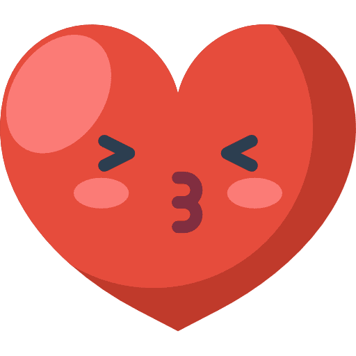 Heart romance smileys emotions icon