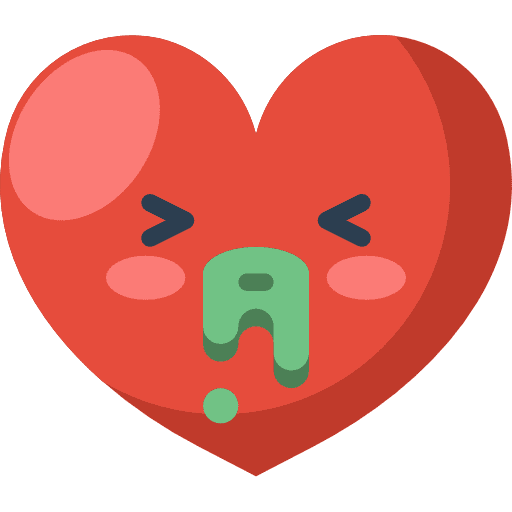 Heart smiley smileys love and romance icon
