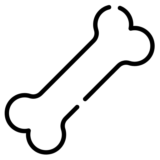 Bone medicine anatomy healthcare and medical icon