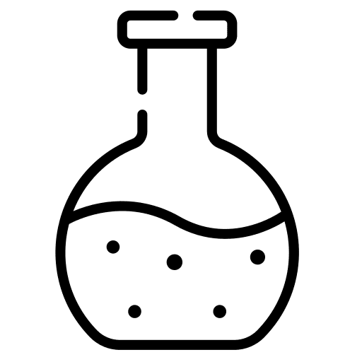 Flask science test tube chemistry icon