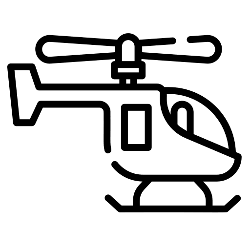 Helicopter helicopter transport chopper icon
