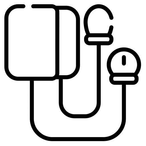 Blood pressure blood pressure medical equipment tools and utensils icon