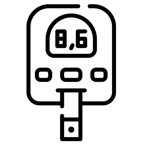 Diabetes test blood test healthcare and medical medical instrument icon