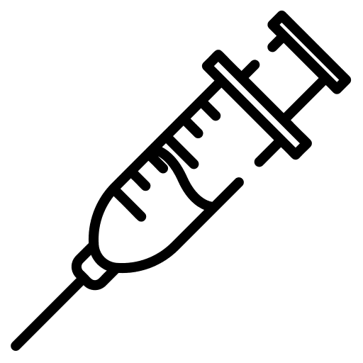 Injection drugs shot medicine icon