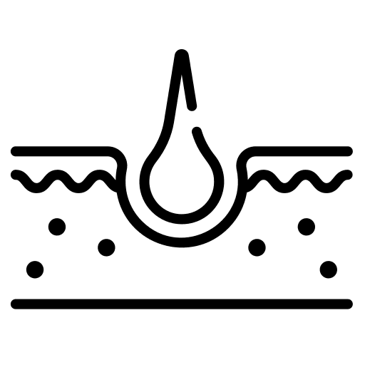 Skin dermathology skin healthcare and medical icon