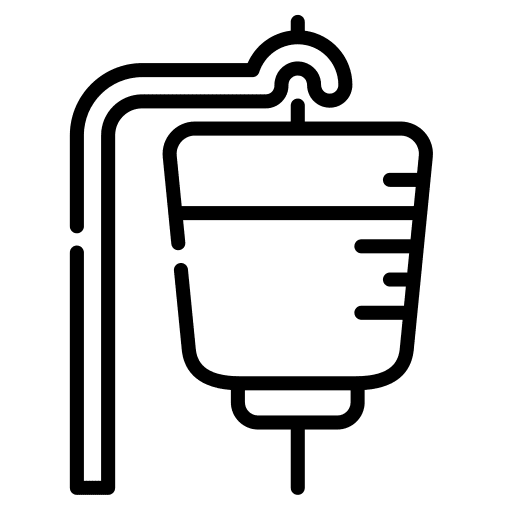 Transfusion medicine liquid healthcare and medical icon