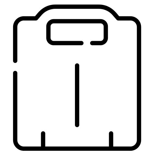 Weight scale scale tools and utensils healthcare and medical icon