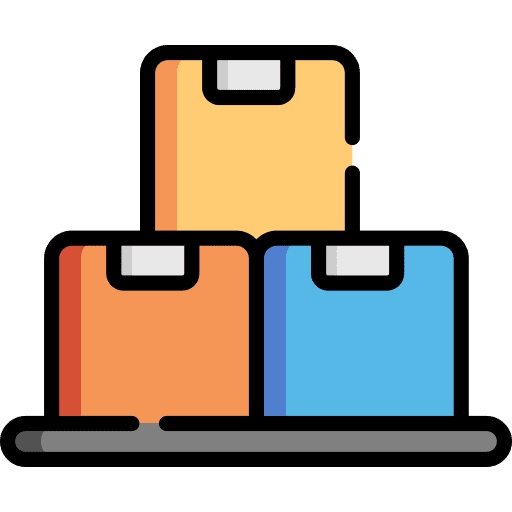 Box quantity boxes inventory icon