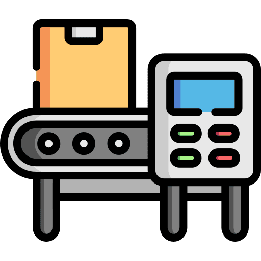 Factory machine industrial machine construction and tools icon