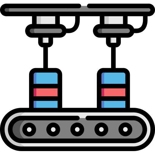 Factory machine industry factory machine icon