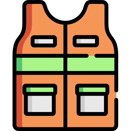 Jacket equipment jacket safety icon