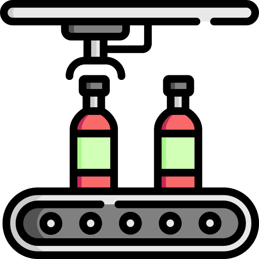 Mechanical arm robotic arm industrial conveyor icon