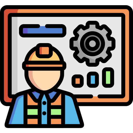 Presentation industry statistics presentation icon