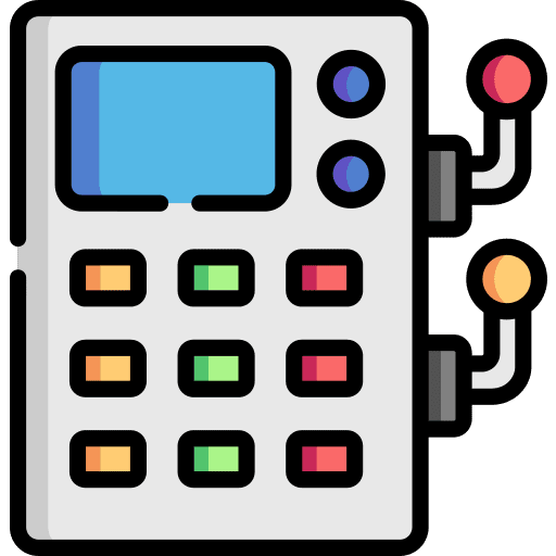 Controller industry control button icon