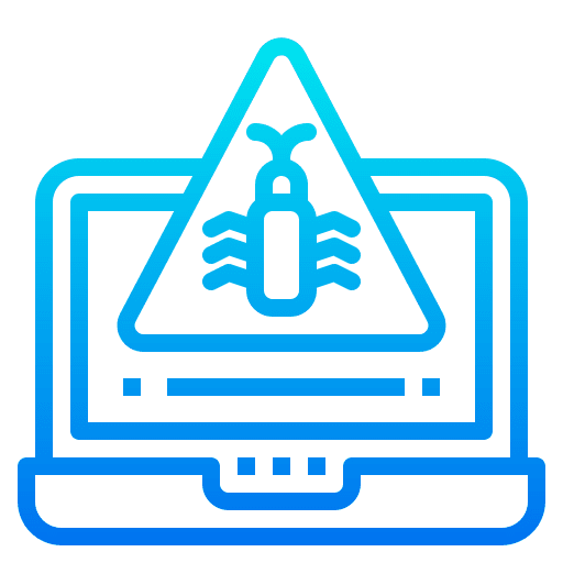 Malware virus infection malware icon