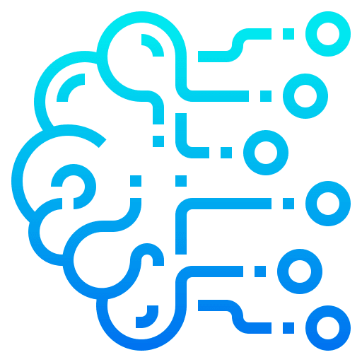 Brain brain engineering robotics icon