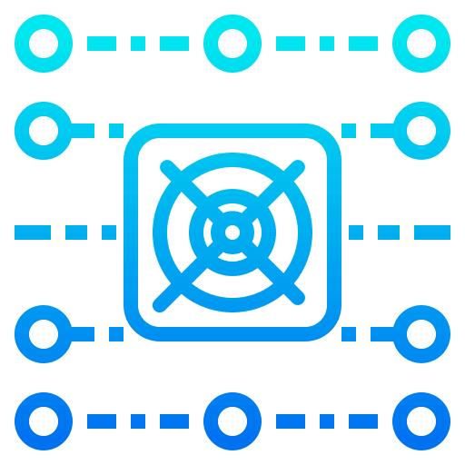 Crypto vault safe box money security icon