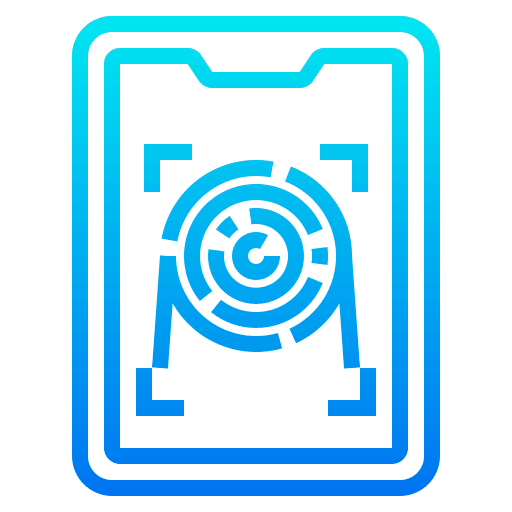 Fingerprint smartphone mobile phone iphone icon