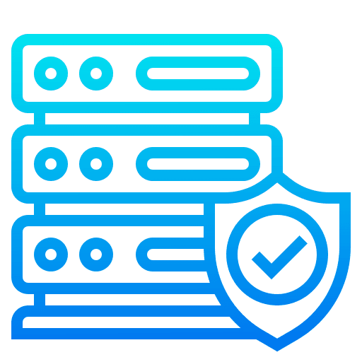 Server database data leak icon
