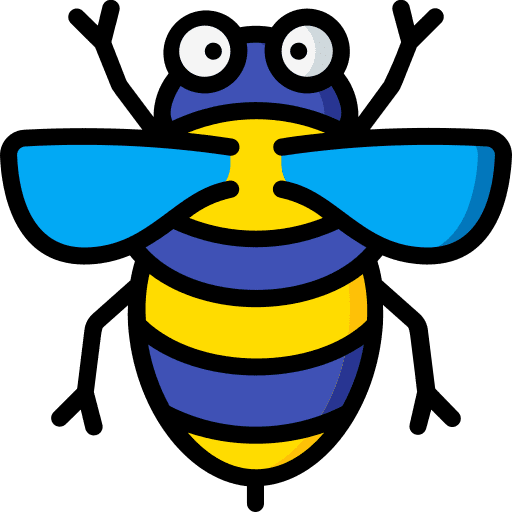 Bee zoology animal animals icon