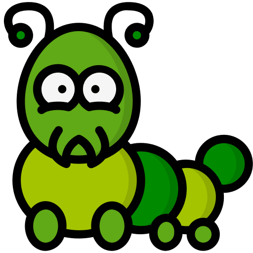 Caterpillar bug animal animals icon