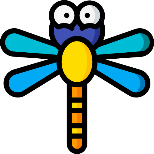 Dragon fly animals entomology animal icon