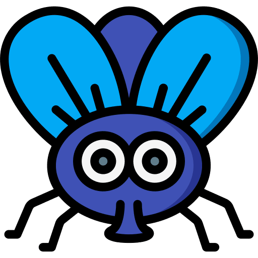 Fly bug entomology zoology icon