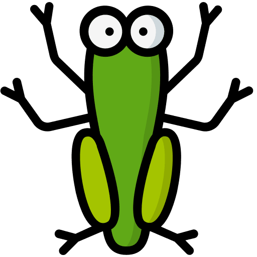 Grasshopper zoology bug animals icon