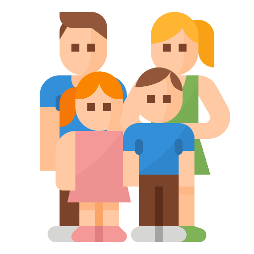 Family relatives mother people icon