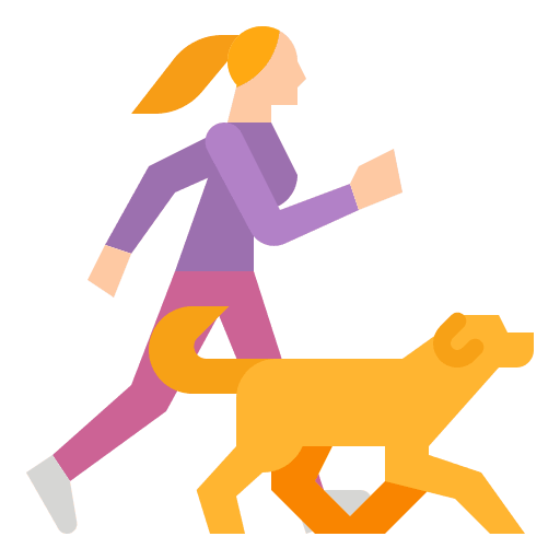 Jogging sport exercise running icon
