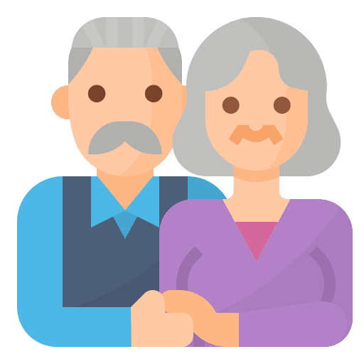 Grandparents grandparents family couple icon