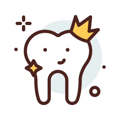 Crown crown dentist tooth icon