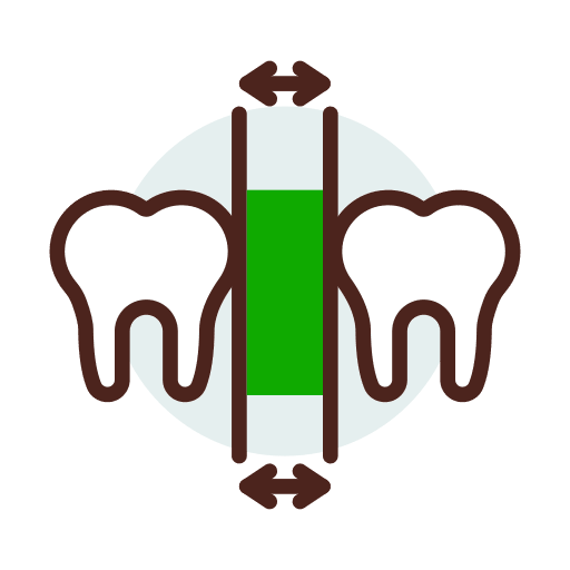 Gap teeth gap tooth icon