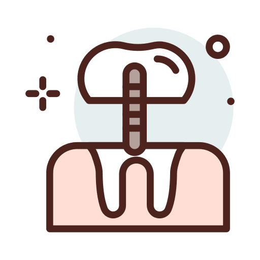 Crown healthcare and medical premolar tooth icon