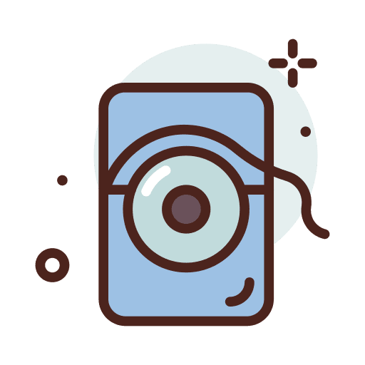 Floss dentist dental floss personal care icon