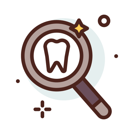 Inspection inspection result teeth icon