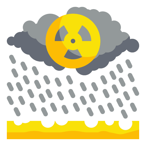Acid rain climate meteorology forecast icon