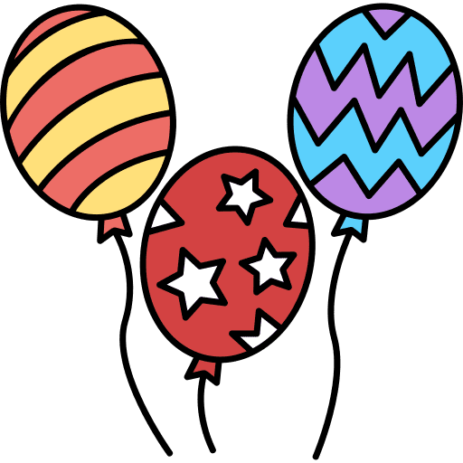 Balloons balloons party celebrate icon